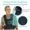 Vive Gait Belt Transfer Harness with Padded Handles and Quick