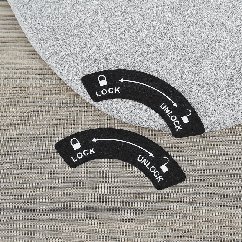 SING F LTD 12pcs Lock Unlock Direction Stickers Left Side