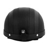 Half Helmet Breathable Sun Blocking Retro Safe PU Leather Motorcycle