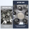 LTMMC 20PCS 17mm Wheel Nut Covers, Black Wheel Nut Caps,