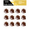 Polly Online 50PCS Hair Nets Invisible Elastic Edge Mesh Bun