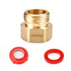 Litorange 1 Pack Lead-Free Hose Bib Adapter, 1-1/16" Fine Thread