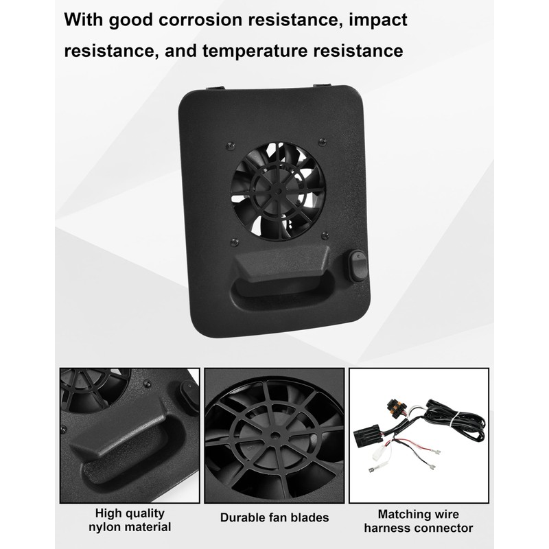 SAUTVS Engine Access Panel with Cooling Fan Assembly for 2014-2023