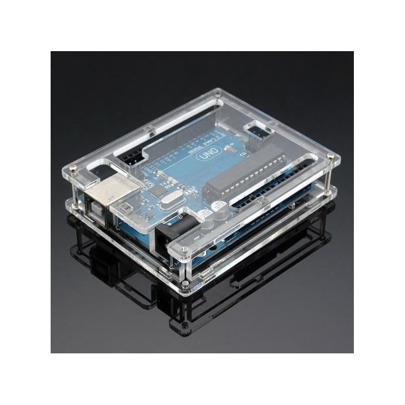 BerryBase Acrylic Housing for Arduino UNO Transparent