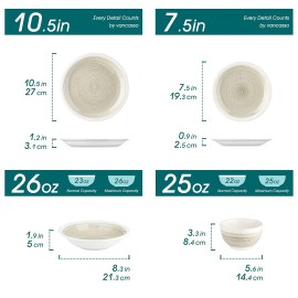 Not Available vancasso ORI Stoneware 16-Piece Dinnerware Set, Service for