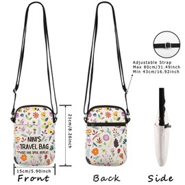 Nini Makeup Bag Nini Travel Bag Mother's Day Gift Beat Nini Ever Gift for Nini Grandma, Nini Travel Cr Eu, Cosmetic bag with print