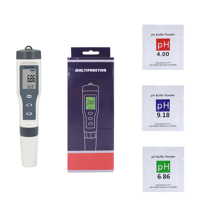Digital Water Quality Pen Portable LCD Screen ABS 3 in