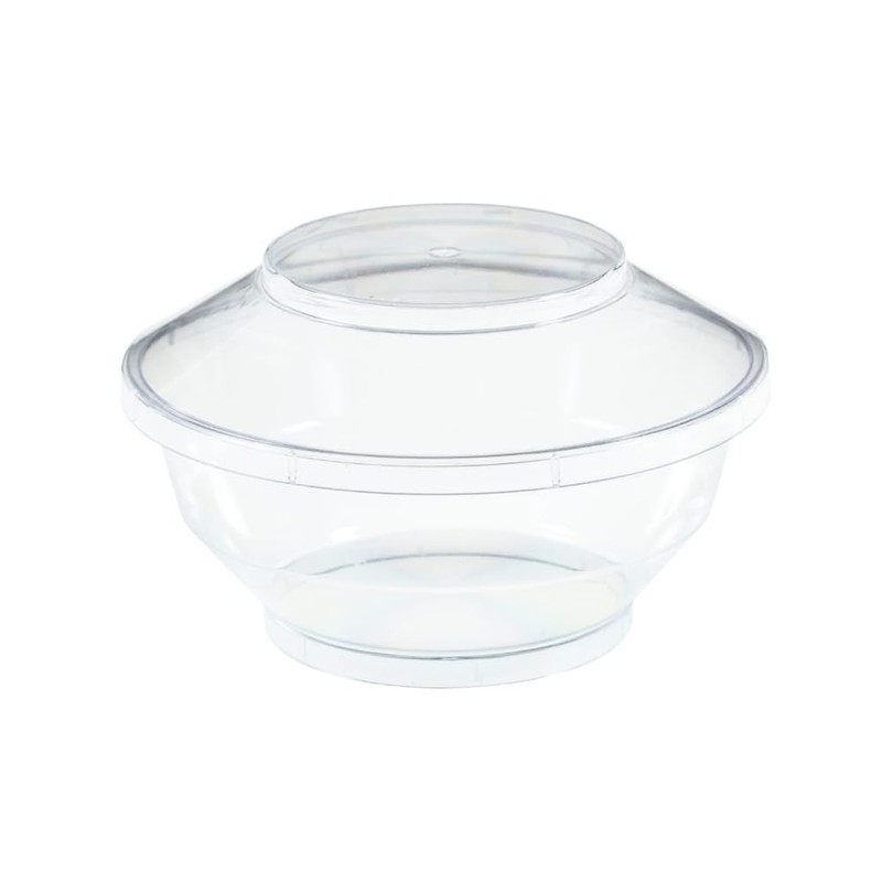 Bluesky Trading MiniWare Clear Stackable Bowls With Lids (6 Oz.)