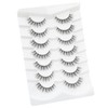 Happy Heartbeat 3D Clear Band False EyeLashes Natural Look Cat
