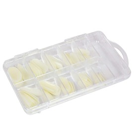 100 pcs French Long Acrylic False Artificial TRANSPARENT Nail Art Tips