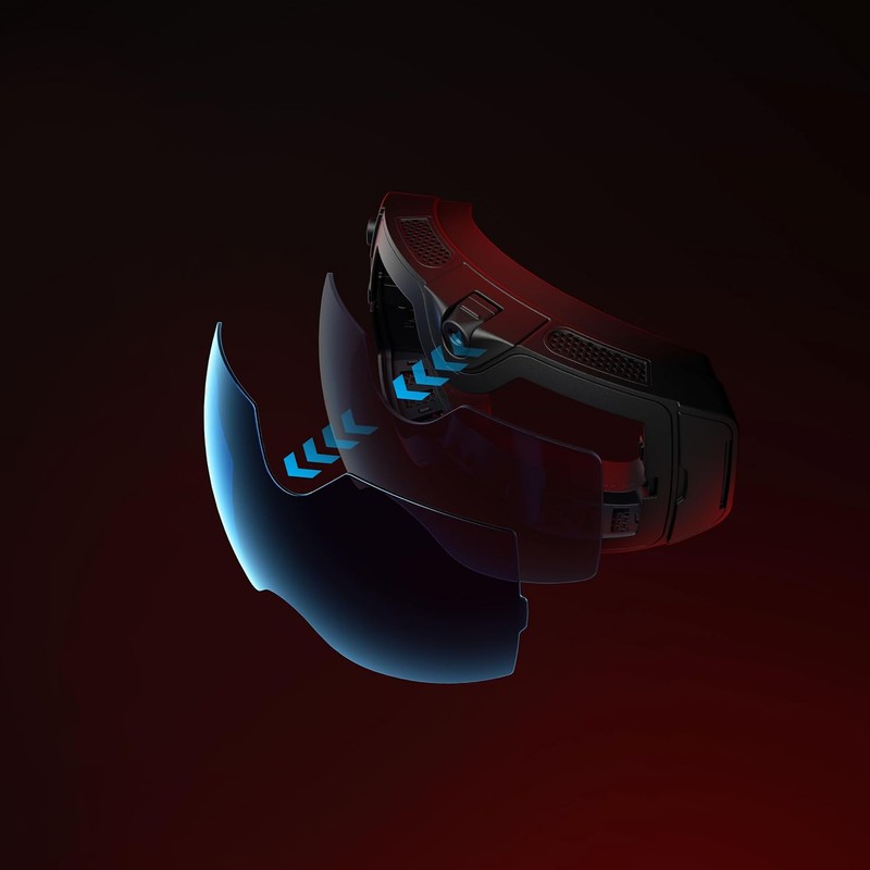 OhO Camera Ski Goggles, 4K Camera Snowboard Goggles with Adjusted