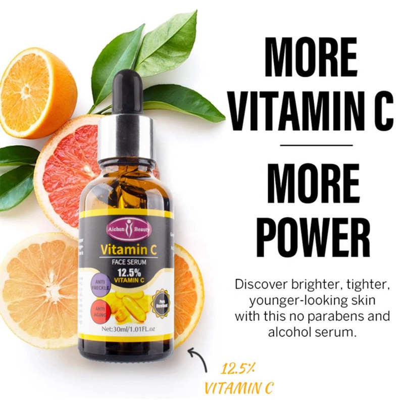 AICHUN BEAUTY 12.5% Vitamin C Face Serum Moisturizing Anti-Freckle Anti-Aging