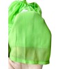 iToolai Women Summer Chiffon Sleeveless Beach Shift Dress(Fluorescent Green,L)