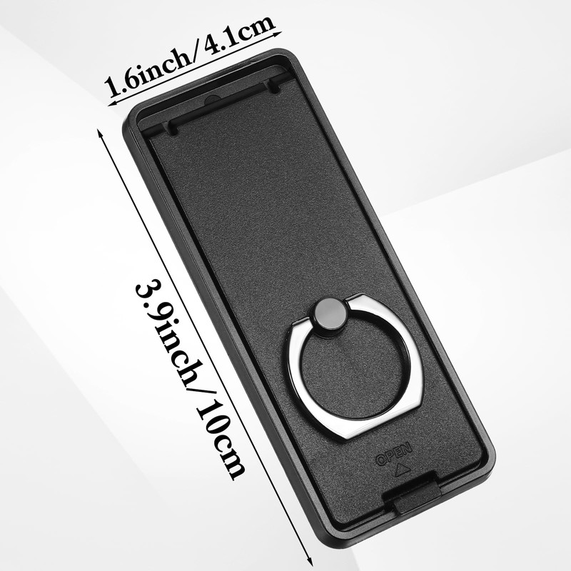 Ptwola Universal Tablet Ring Holder Black Tablet Stand Foldable Multi