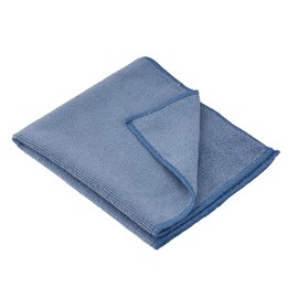 Superio Blue Microfiber Cleaning Cloth for Car, House, Bathroom, 16"x16" Miracle Cloth, Streak and Lint Free, No Detergent, All Purpose Cleaning Towel, Washable Rag