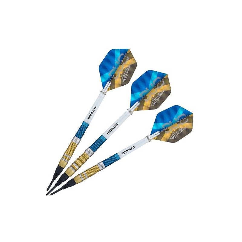 Unicorn Gary the Flying Scotsman Anderson Duo Darts Set, Blue,