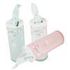 BIUDECO 3pcs Car Tissue with Round Holder Portable Travel Cylinder