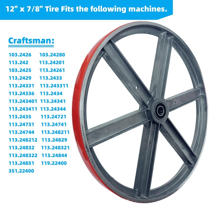 2 Pack 12 inch x 7/8 inch x .095 inch