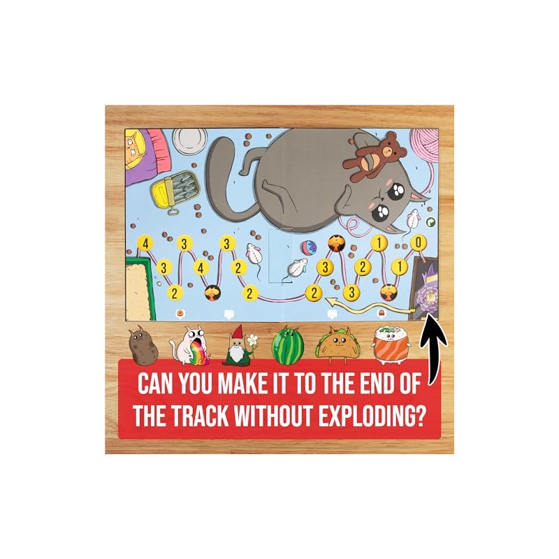 Exploding Kittens: The Board Game - The Action Packed Party