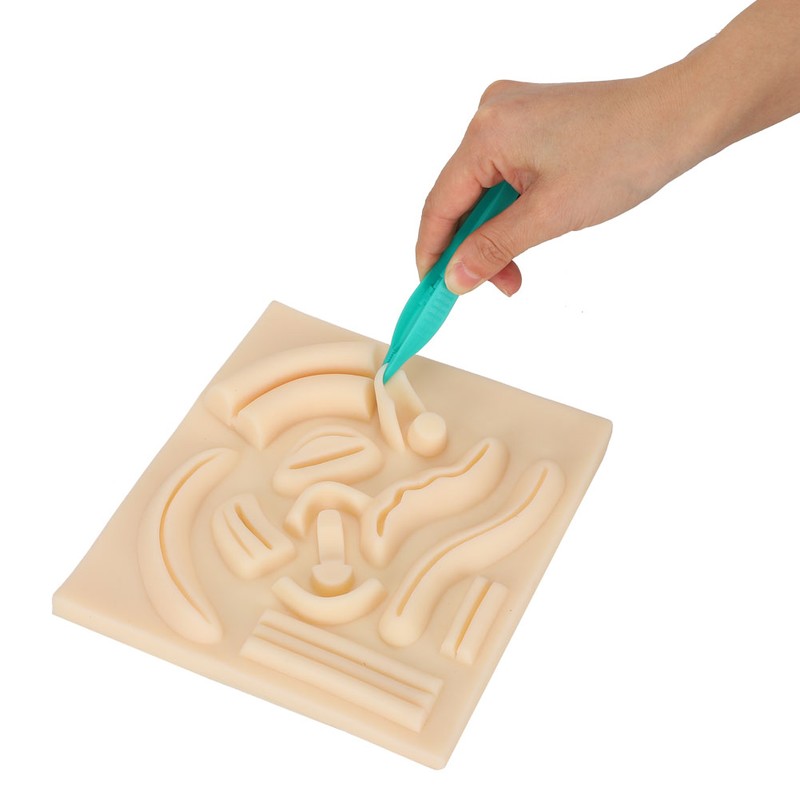 Laparoscopic Simulation Stitching 3D Silicone Module Surgical Skin Suture for