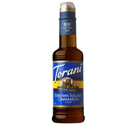 Torani Sugar-Free Flavored Drink Syrup, Brown Sugar Cinnamon, 12.7 Fl Oz Bottle (Pack of 4)