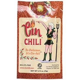 Cin Chili Mix Deliciously Cin-ful Seasoning for Cooking or Baking, Pack of 6