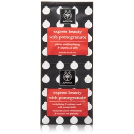 Apivita Express Beauty Revitalizing & Radiance Mask with Pomegranate 2x8ml