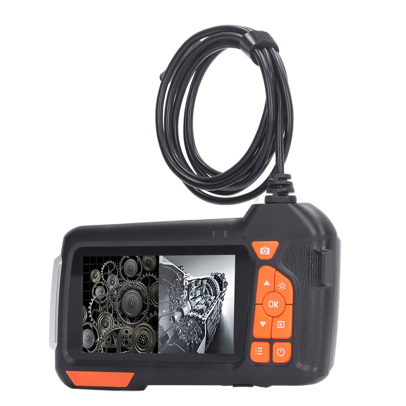4.5in Industrial Endoscope Digital Display Waterproof Photo Record 1080P 8mm