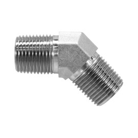 GATES 5501-12-08  HYDRAULIC FITTING  3/4" MALE PIPE X 1/2" MALE PIPE 45 DEGREE