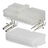 Molex (24 Circuits) Receptacle and Plug Housing w/ Terminals18-24 AWG