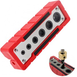 Drill Stand Drill Guide Vertical Drilling Handrail Board Stair Handrail Parts Pinhole Guide Kit Drill Positioning Guide Woodworking Tools Dowel Hole Guide Metal and Plastic More Convenient and Fast