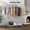 HOKEEPER Clothes Rack with Cover Clothing Racks for Hanging Clothes