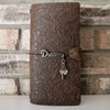 Realeather Travel Journal Cover, Brown