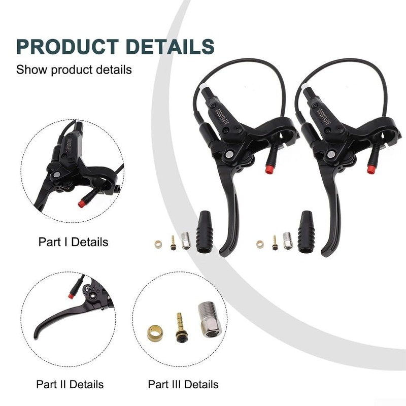 E-Bike Brake Lever, Brake Grips for GT03 Poweroff Oil Ebike