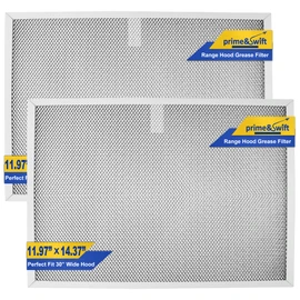 99010299 Range Hood Filter 11-3/4" X 14-1/4" X 3/8" fit for Kenmore Filters | 【Upgraded】2 Pack S99010299 Aluminum Vent Grease Filters, fit for Allure Nutone QS1 WS1 Filter, Replace 99010305, prime&swift