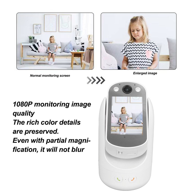 2.8in Two Way Video and Audio Camera 1080P 360 Degree