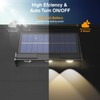 Onforu 8Pack Fence Lights Solar Powered,Solar Lights Outdoor,3 Modes (Warm/Neutral/Cool