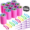 141-piece curler set includes 60 plastic straight curlers with 60
