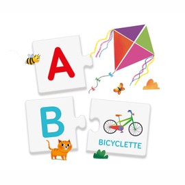 Clementoni - Éducation - Mon Premier Alphabet - Apprendre les Lettres - Jeu Amusant d'Association - Développement Pour les Tout-Petits - À partir de 3 Ans - Français - 525935