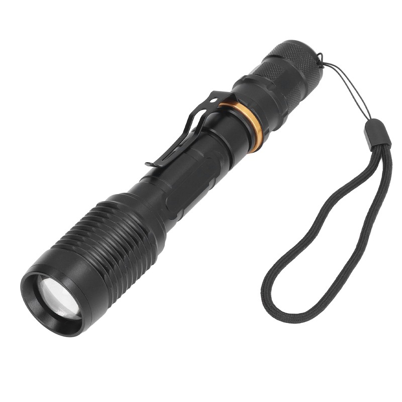 Telescopic Zoomable Flashlight 5 Lighting Modes 5000LM Waterproof Bright Flashlight