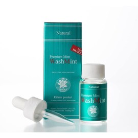Kitami Hakka Tsusho Wash Mint (Refined Japanese Peppermint Oil Produced in Hokkaido), 0.3 fl oz (10 ml)