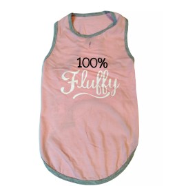 Hotel Doggy 100% Fluffy  Tank (Pet, Dog) Size Large