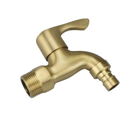 3/4 Inch Brass Hose End Tap Garden Faucet Set Outdoor Brass Faucet Faucet Wall Mounted Faucet Washing Machine Faucet for Outdoor and Indoor Use