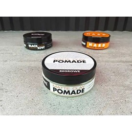 Regrowe Matte Clay Pomade | Arcilla Mate Para Cabello | Pomada Mate | Retrabajable, Da Volumen, Con Karité