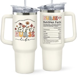 DUNKMATE Nurse Gifts for Women - Nurse Appreciation Gifts - Gift Ideas for Nurses Women, Nursing, New Nurses - RN. Practitioner Gift Ideas - 40 Oz Stainless Steel Tumbler