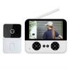 Splenssy M16 Video Doorbell with Screen, Wireless Home Surveillance Doorbell,