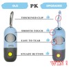 YUCHIYA Dog Poop Bags Holder with LED Flashlight, Sky Blue,