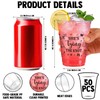 50PCS Black Bride or Die Bachelorette Party Plastic Cups 12