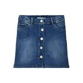 NAME IT Girls Denim Skirt A Shape, Medium blue (medium blue denim)