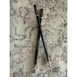 Cherimoya Makeup Waterproof Eye Lip Pencil  Dark Brown -Set Of 2 - New In Wrappe